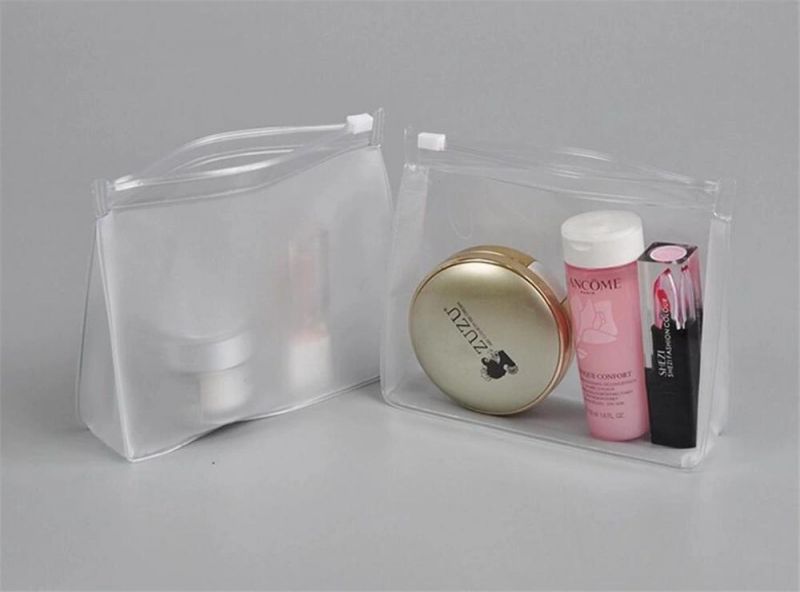 Transparent Custom Printed Brand Logo Clear PVC Slider Bag