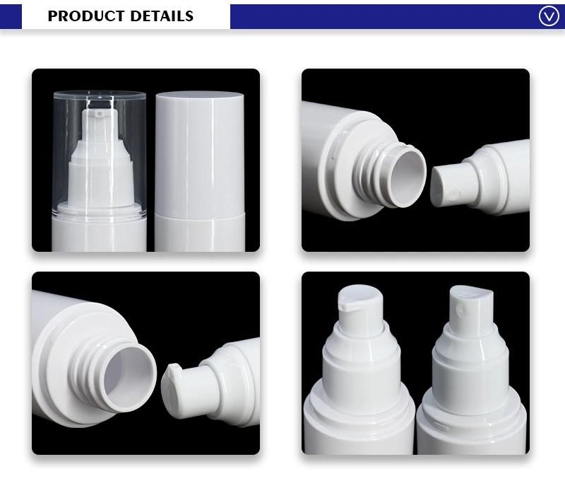 Best-Selling 80ml 100ml 150ml White Lotion Cosmetic Spray Bottle