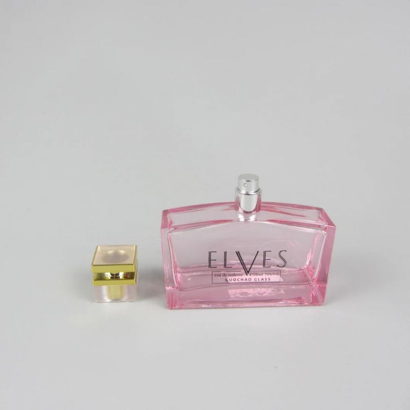 100ml Empty Square Glass Atomizer Perfume Bottle for Women