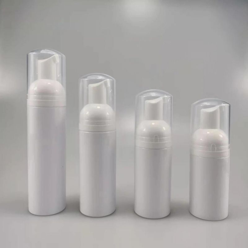 Foaming Lash Shampoo Face Cleanser Bottle Clear 100ml 120ml 150ml 200ml Plastic Soap Dispenser Foam Pump Bottle