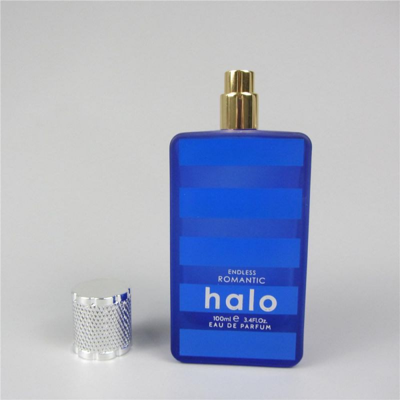 New 100ml Square Shape Clear Glass Perfume Bottle