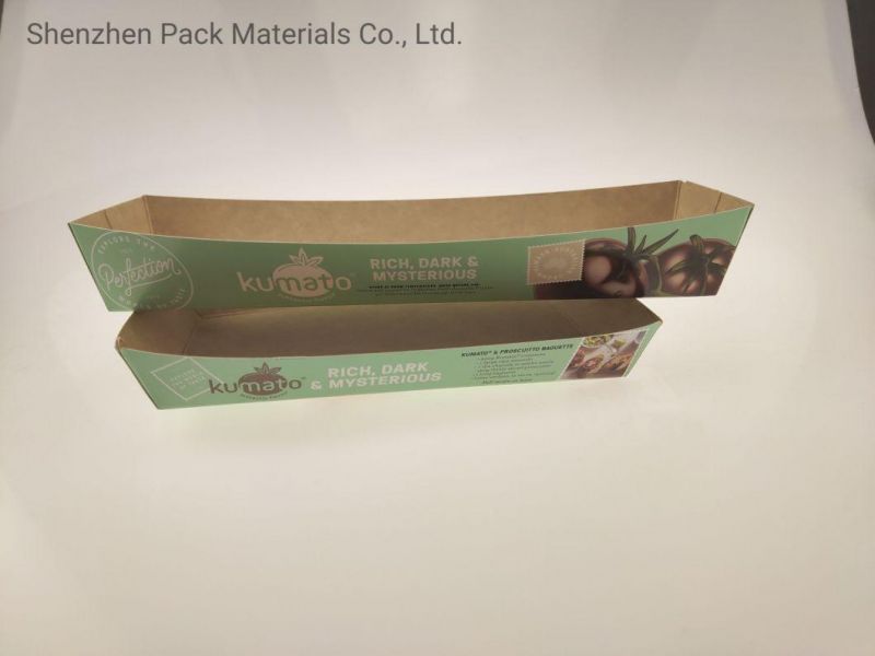 Chips Snack French Fry Customized Recyclable Custom Fast Food Grade Bacon Packaging Paper Tray Box