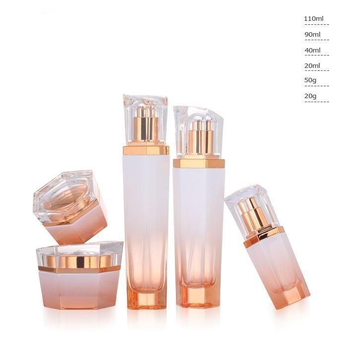 Ll09 Cosmetics Packaging Acrylic Bottle Round Cream Bottle Have Stock