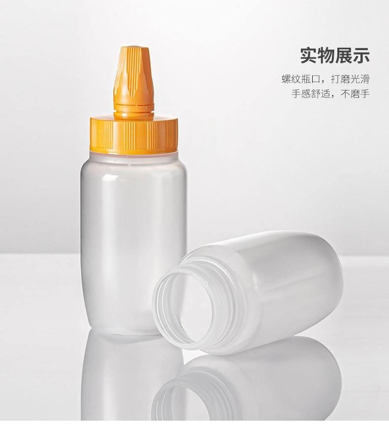 250g 500g 1000g Plastic Honey Syrup Ketchup Jam Hot Fill Beverage Squeeze Bottle