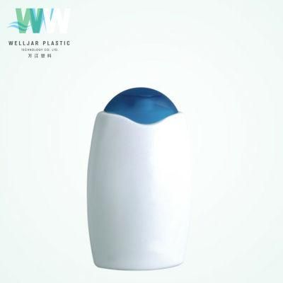 400ml Cosmetic Packaging Plastic Chunky Bottle with PP Customized Cap