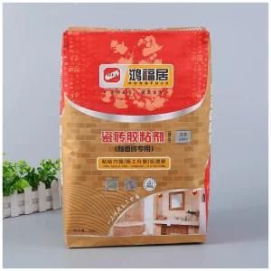 Custom Spot Tile Glue General Square Building Material Valve Pocket Cement Packaging Paper Bag