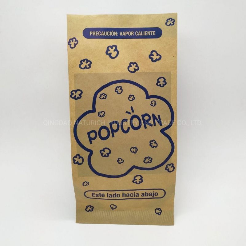 Microwave Popcorn Packaging Paper Bags Food Packaging Bag Paper Pouch