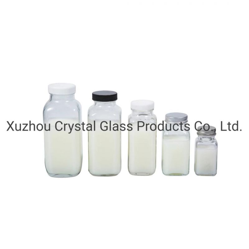 Factory Price Recyclable Custom Design Glass Bottle 1 Liter for Juice Water Beverage