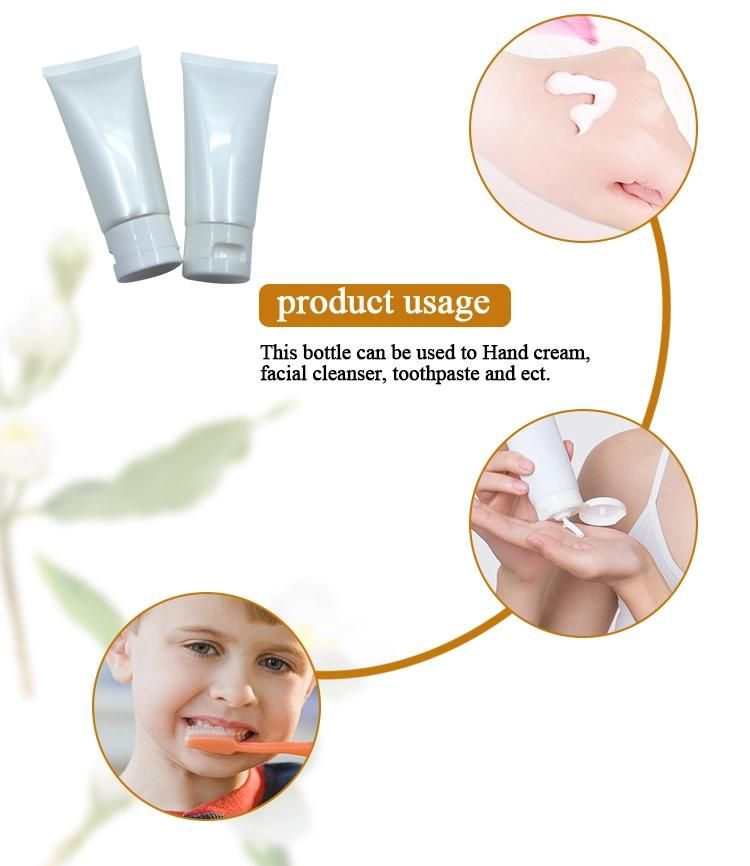 White Plastic Cosmetic Squeeze Eye Cream Tube Ssh-12005t