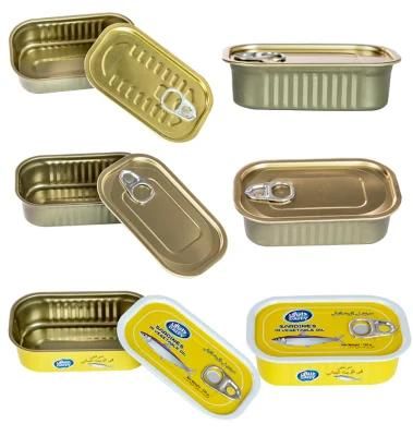 311# Tin Box for Printed Sardine Fish Food Grade Can Canning