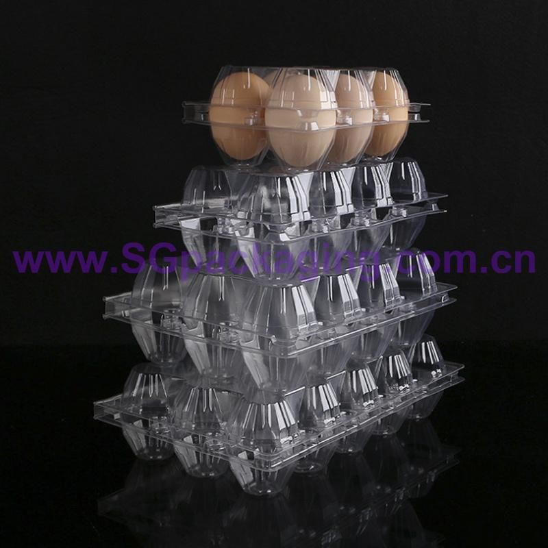 2/4/6/8/9/10/12/15/18/20/24/28/30 Blister Transparent Packaging Egg Tray