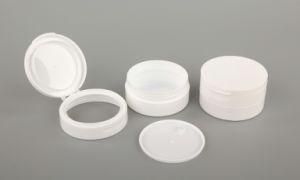 Wholesale 30g White Jar with Child Resistant Lid Glass Jar Cosmetic Containers