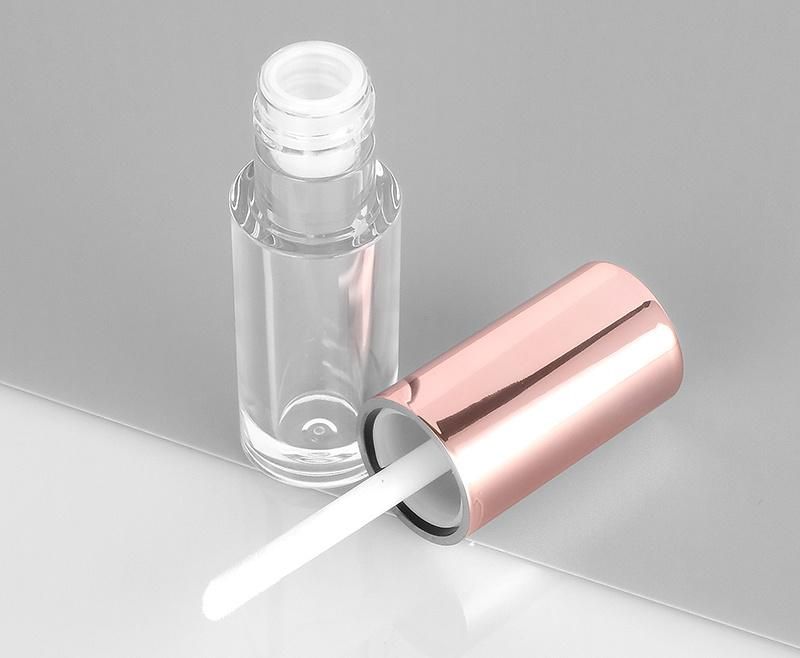 High Quality Hot Sale Rose Gold Small Cute Glitter Lip Gloss Packaging Empty Rose Gold Lip Gloss Tubes