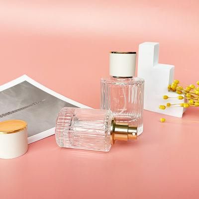 1oz Perfume Atomizer Empty Refillable Glass Bottle Aromatherapy Gold Cap Bottles 30ml 50ml