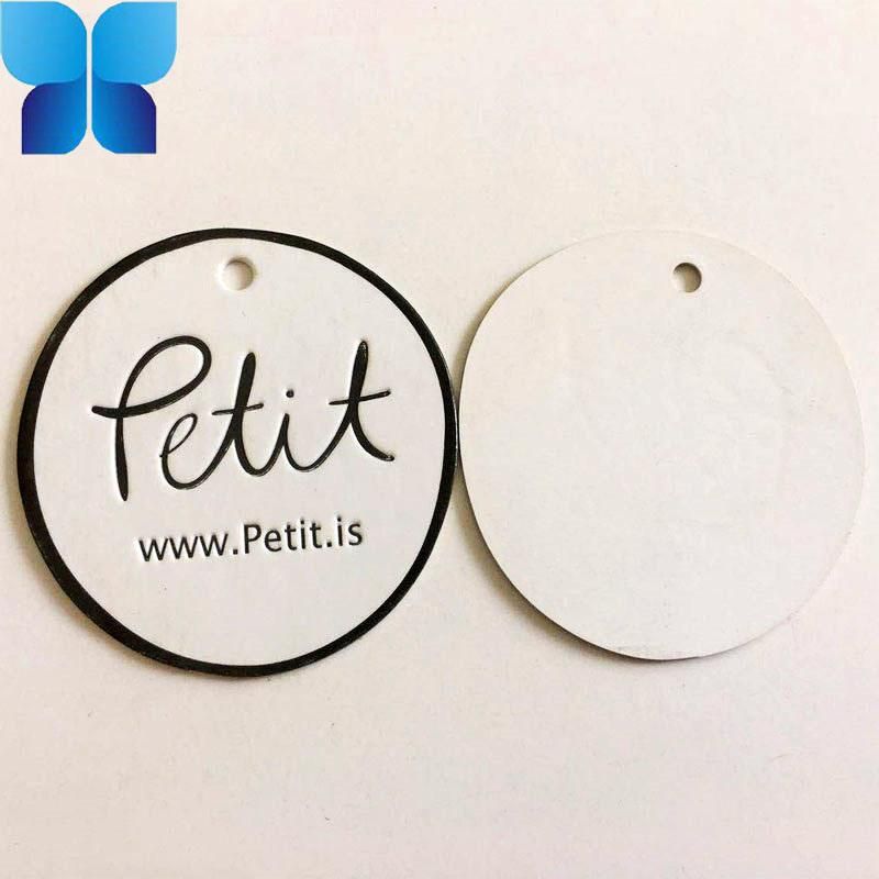 Circular Shape Sticker Hangtag for Garment Accessories