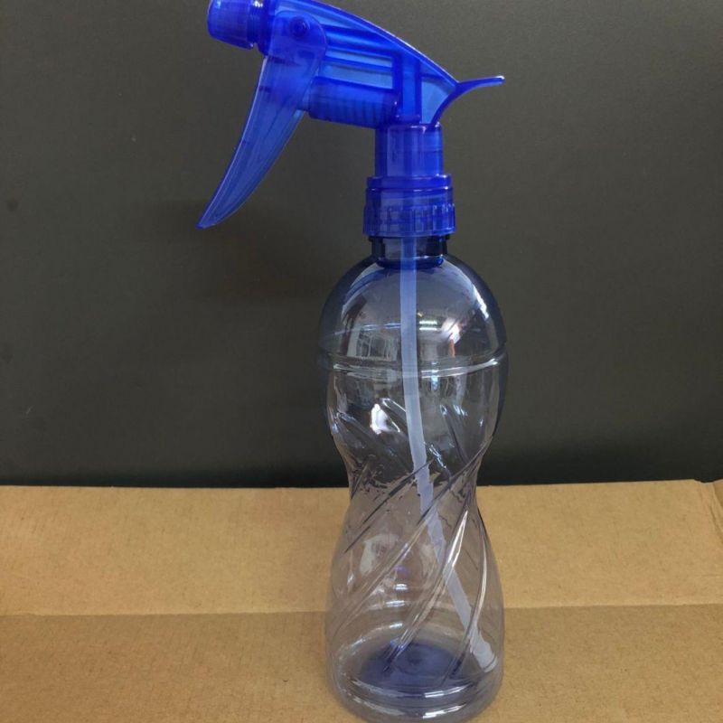 450ml Transparent Blue Color Plastic Water and Liquid Bottle