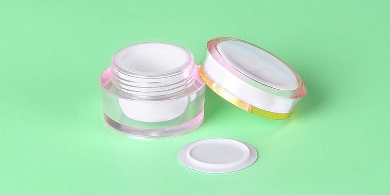 3G Tiny Mini Cute Plastic Jar for Beauty Cosmetic Packaging