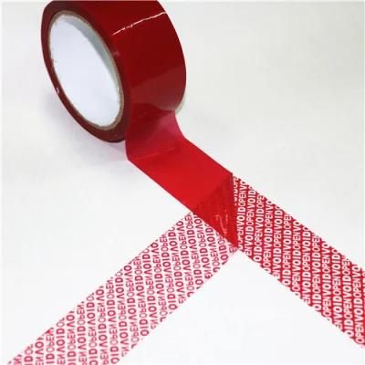 Pet Material 50mm*50m Tamper Evident Total Transfer Void Security Tape