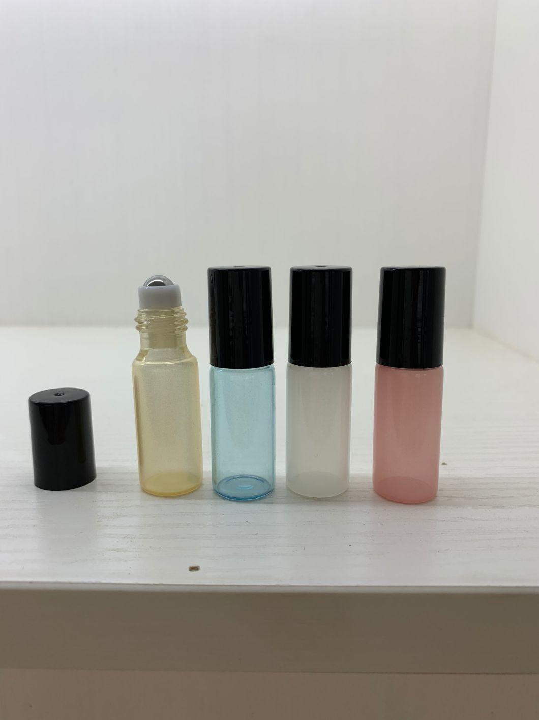 New Lovely Pearl Color 3ml Glass Roll on Bottles Aromatherapy Essential Oil Roller Bottles with Glod Aluminum Cap Mixed Bottle