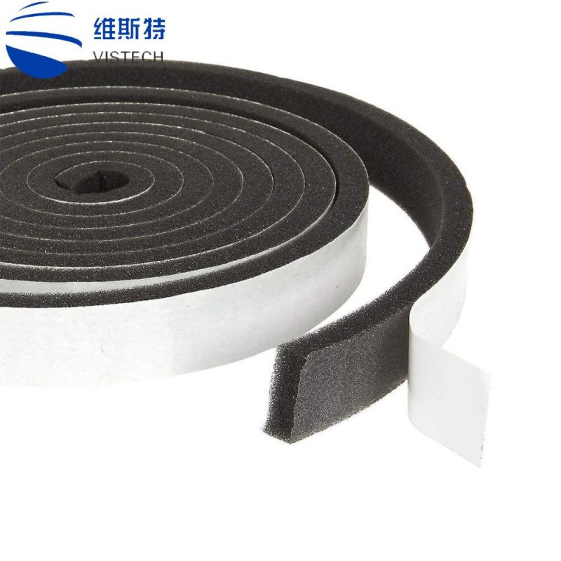 Foam Insulation Tape, Closed Cell Foam Rubber Multiple Sizes for Door Window Weatherstrip Outdoor Indoor Residue Free Weatherproof Adhesive