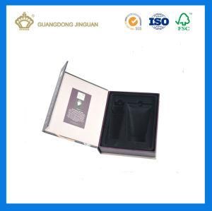 High End Gift Paper Packaging Box with Clear PVC Window and Black Insert