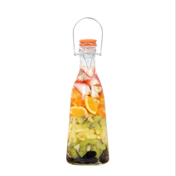 500ml 1000ml Food Grade Swing Top Kombucha Bottles Glass