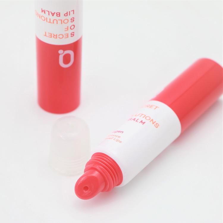 Custom Logo Private Label Empty Clear Lipgloss Squeeze Tubes Lip Gloss Balm Squeeze Tubes