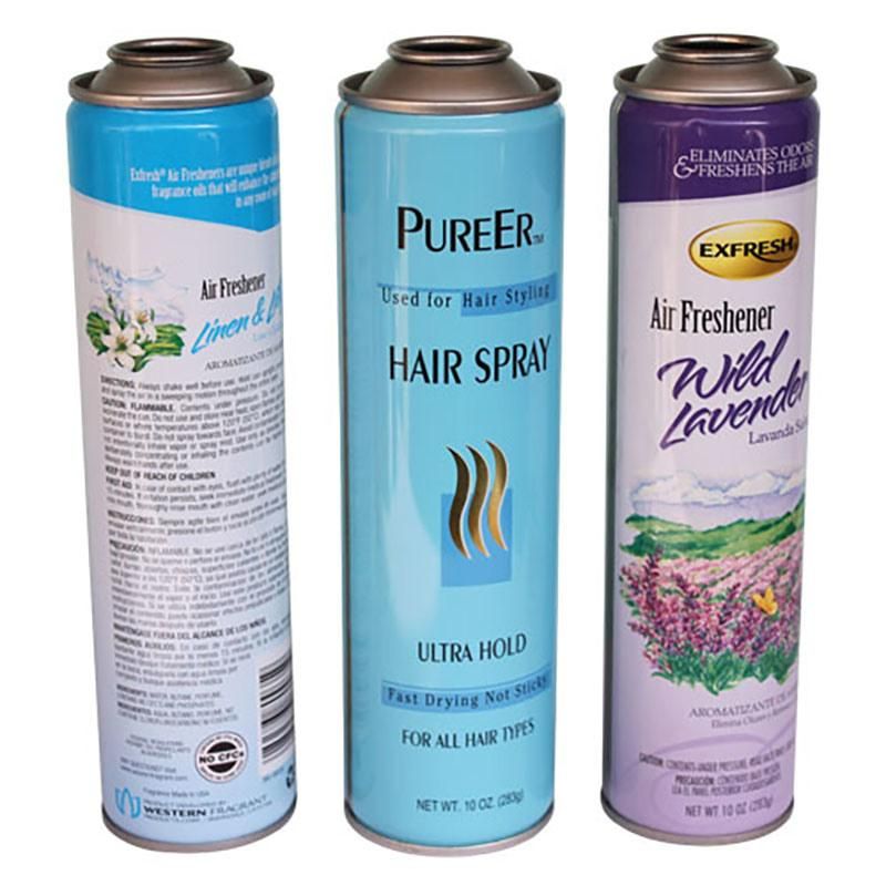 Wholesale Manufacturer Tin Aluminum Empty Refillable Tinplate 400ml Aerosol Can