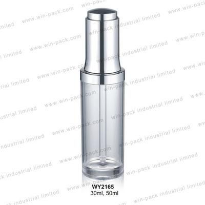 20ml China Supplier Hot Sale Acrylic Lotion Cosmetic Clear Bottle Acrylic with Aluminum Pump