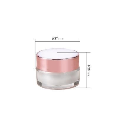 5ml in Stock Clear Small Face Lotion Cream Jars Cosmetic Plastic Acrylic Lipbalm Container