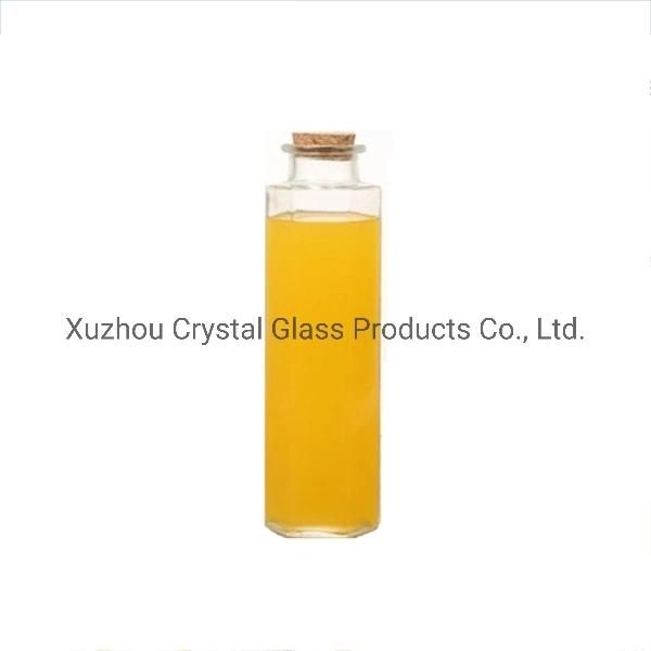 Factory Supply Fruit Juice Glass Bottles with Metal Lid