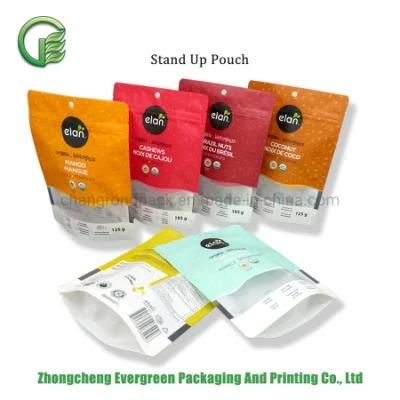 Custom Design Granola Cereals Dried Food Plastic Packaging Stand up Bags Resealable Zipper Moisture Proof High Barrier Doypack Pouch