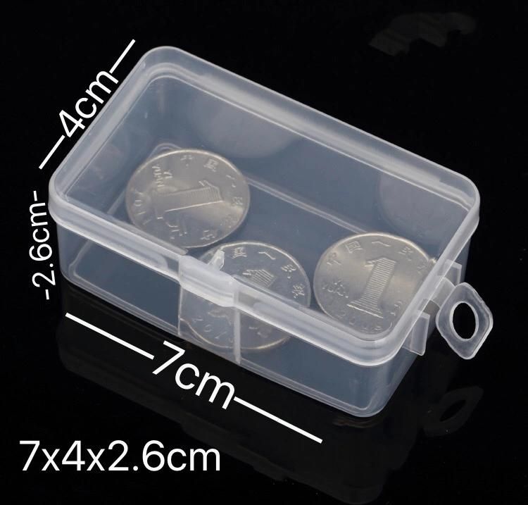 Mini Personalized Plastic Transparent Container Tool Box for Small Product