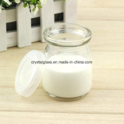 100ml Clear Glass Pudding &amp; Milk Bottle