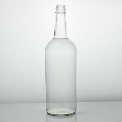 Clear Wholesale Special Decal Glass Bottle for Wine Rum Brandy Vodka Whisky