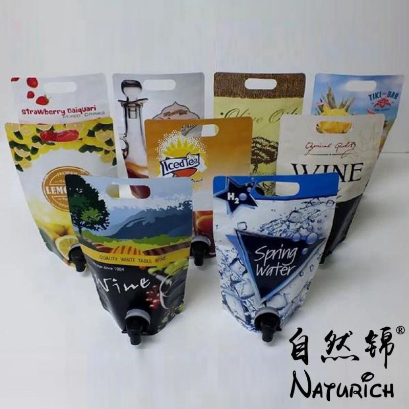 Wholesale Water Spout Bag with Die Cut Handle Factory