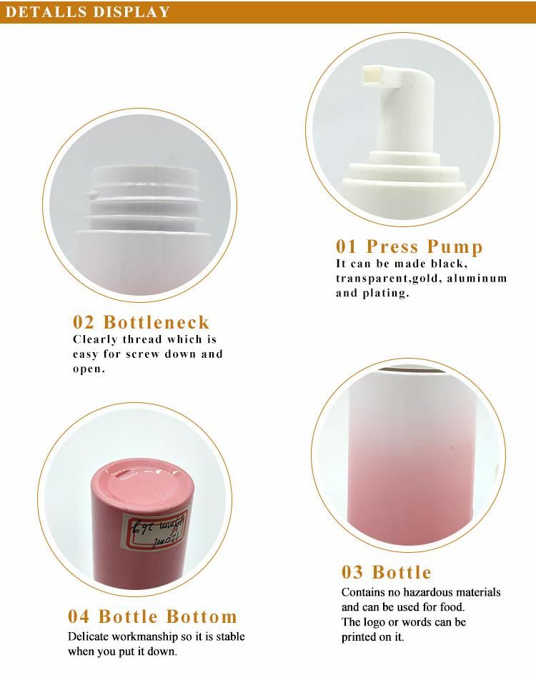 150ml Cosmetic Bubble Pump Bottles for Cleanser