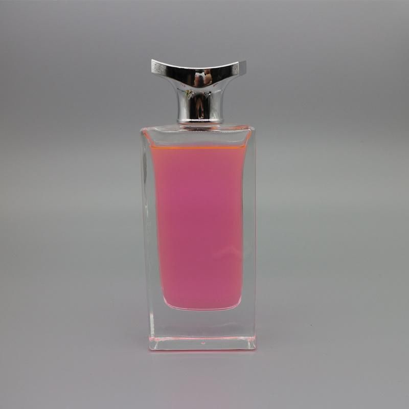 Super Clear Glass Perfume Bottle with Different Plastic Cap