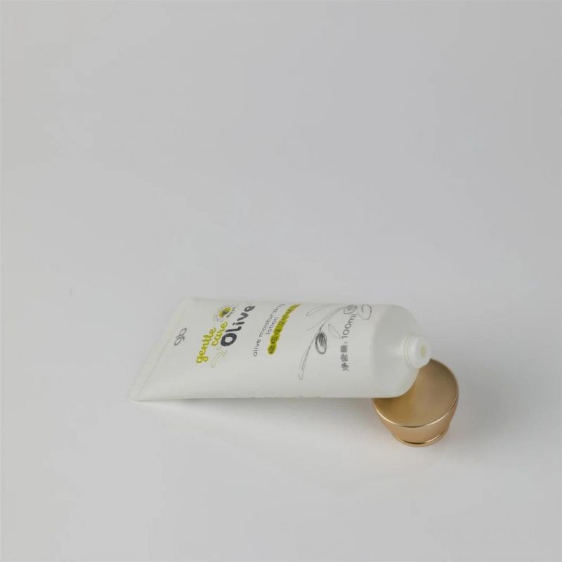 Customize Size Plastic Soft Touch Cosmetic Packaging for Olive Moisturizing Lotion Tube