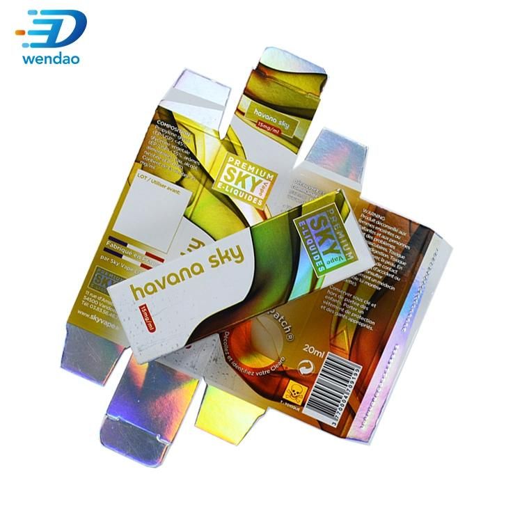 Custom Design Adhesive Laser 10ml Hologram Steroid Pharma Bottle Packaging 10ml Vial Labels and Boxes