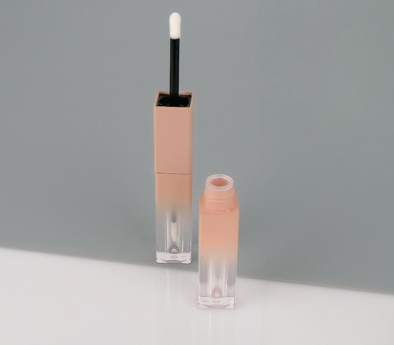 Wholesale Empty Double-End Pink Color Cosmetic Packaging Lip Gloss Lip Gloss Tube Container