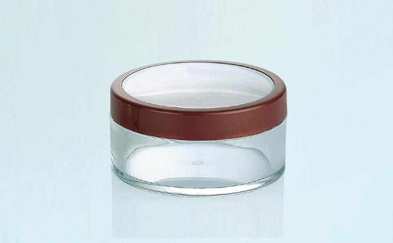 25g Empty Clear Plastic Cosmetic Makeup Jar for Packaging