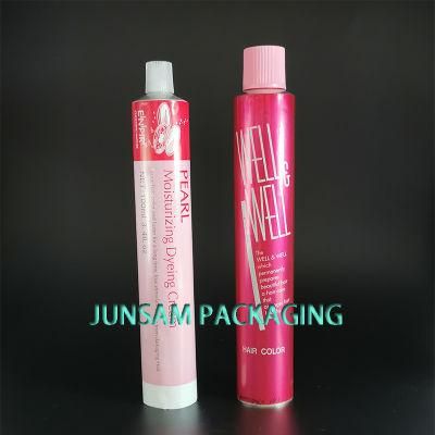 Hair Dyeing Colorant Tube 99.7% Pure Aluminum Packing Container China Factory Price