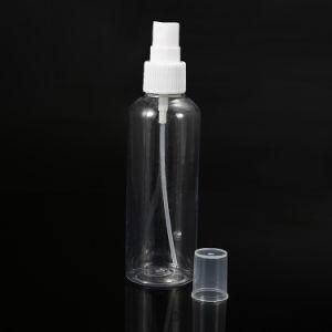 Empty Cosmetic Lotion Bottle 120 Ml Clear Pet Bottle 4 Oz Bamboo Fine Mist Spray Pump 120ml Plastic Spray Bottle