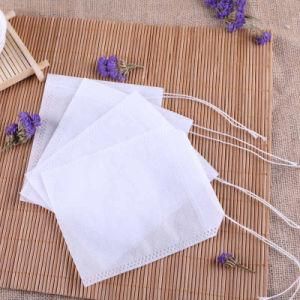 60* 80mm Food-Grade Non-Woven Fabric Heat Sealing Empty Tea Bag