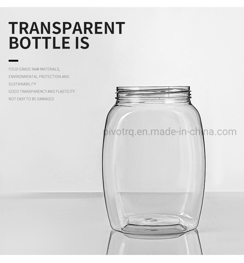 1200ml 40oz Plastic Wide Mouth Jar for Candy for Food