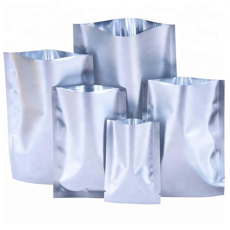 Three Side Sealing Aluminum Foil Laminated Brown Kraft Paper Bag