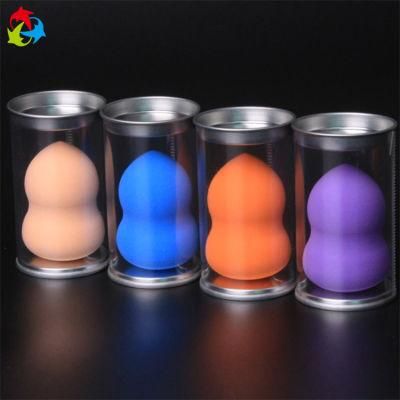 Reusable Cosmetic Plastic Cylinder with Lid for Beauty Blender