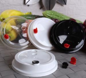 Custom Round PP Plastic Milk Tea Flip Top Cap