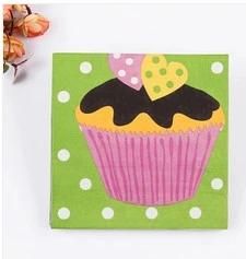 Custom Design Cake Paper Napkins for Sell